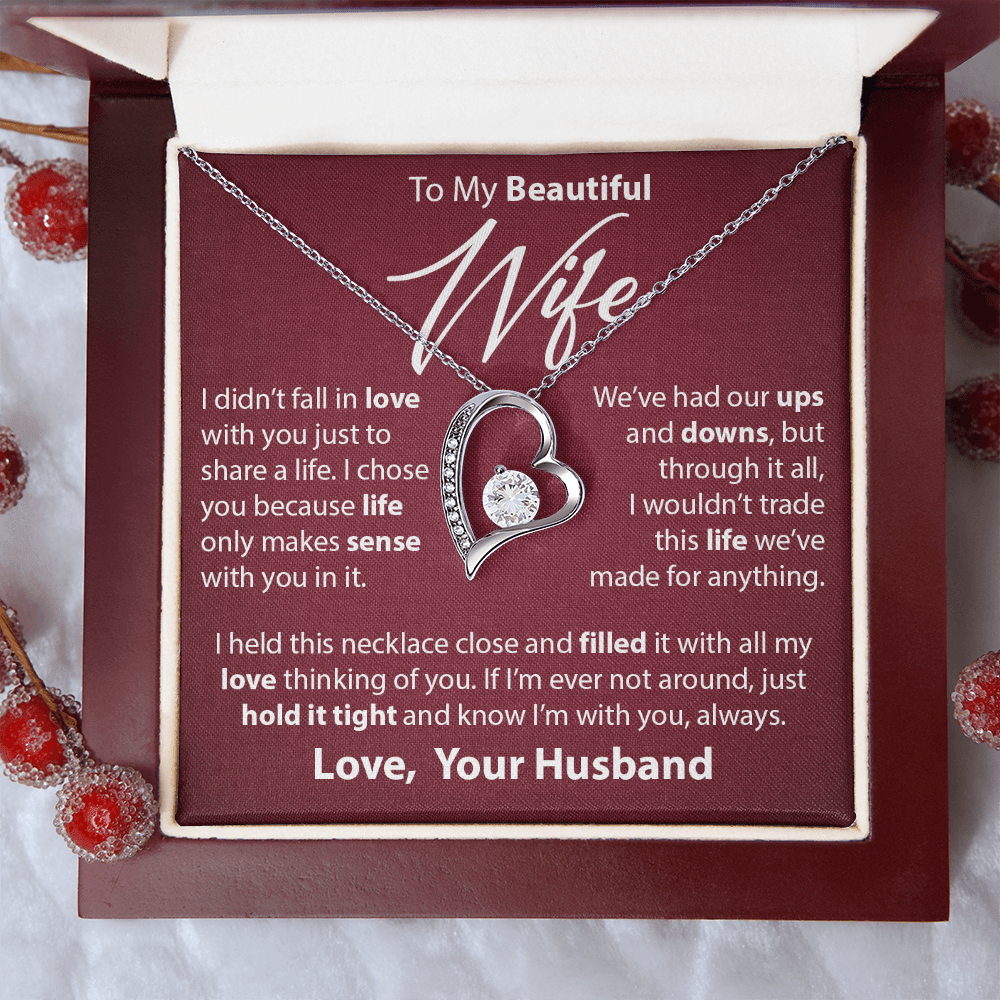 Gift for Wife from Husband - "I Chose You" Necklace