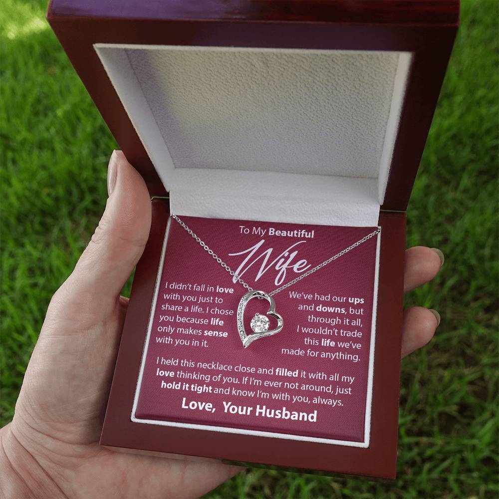 Gift for Wife from Husband - "I Chose You" Necklace