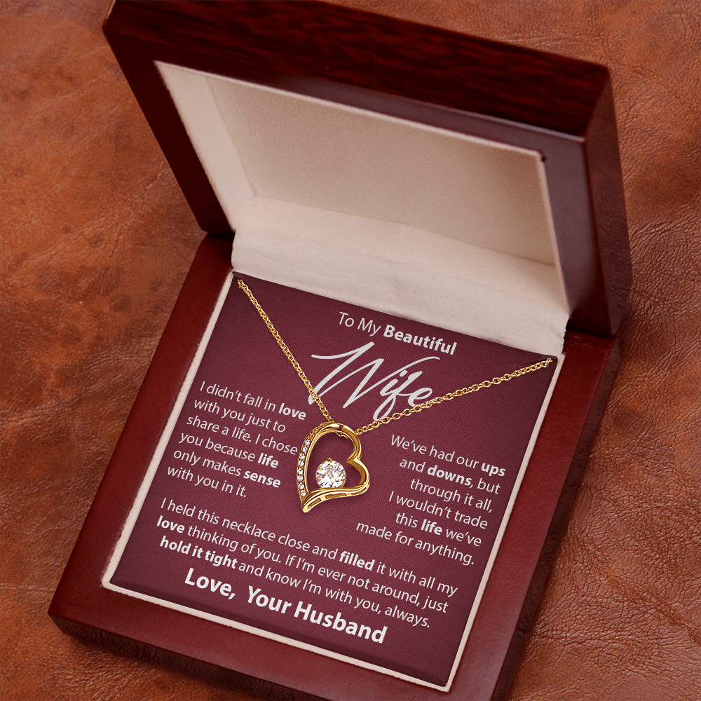 Gift for Wife from Husband - "I Chose You" Necklace