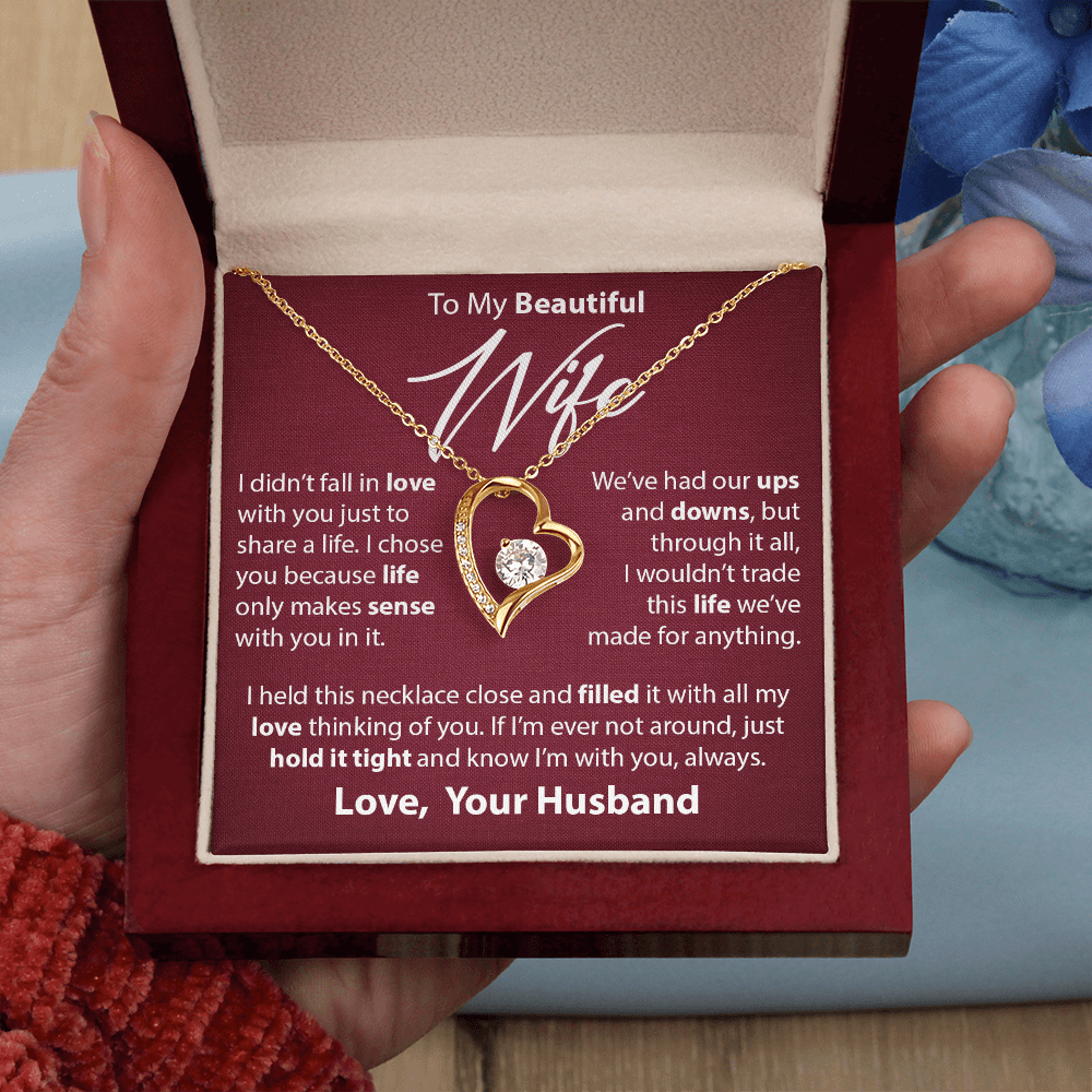Gift for Wife from Husband - "I Chose You" Necklace