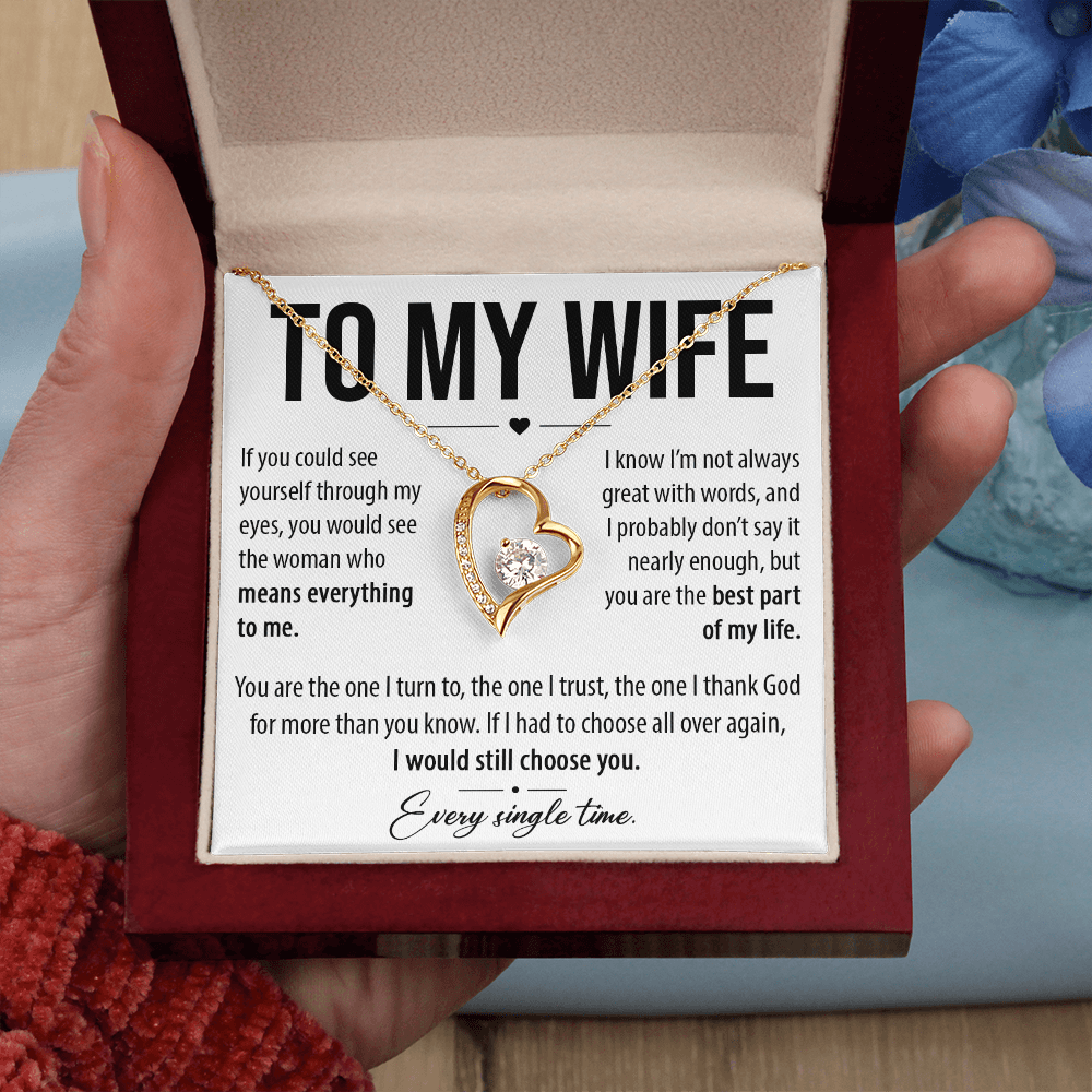 Gift for Wife from Husband - Forever Love Necklace