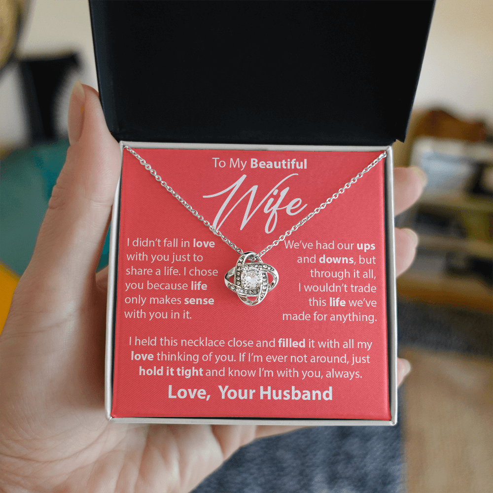 Gift for Wife from Husband - "I Chose You" Necklace