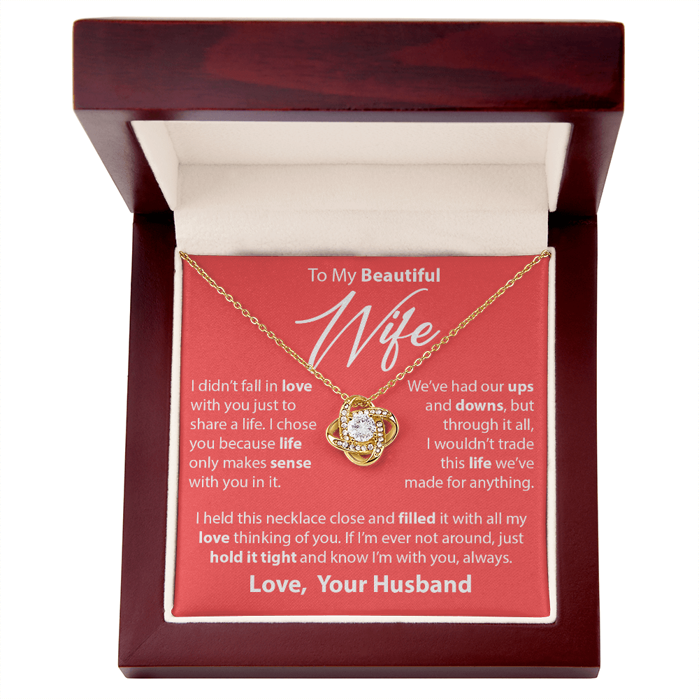 Gift for Wife from Husband - "I Chose You" Necklace
