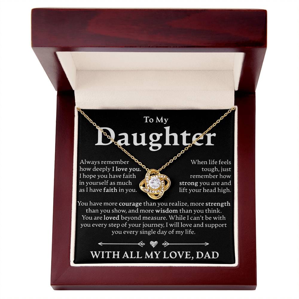 Gift for Daughter from Dad - "Always Remember" Necklace