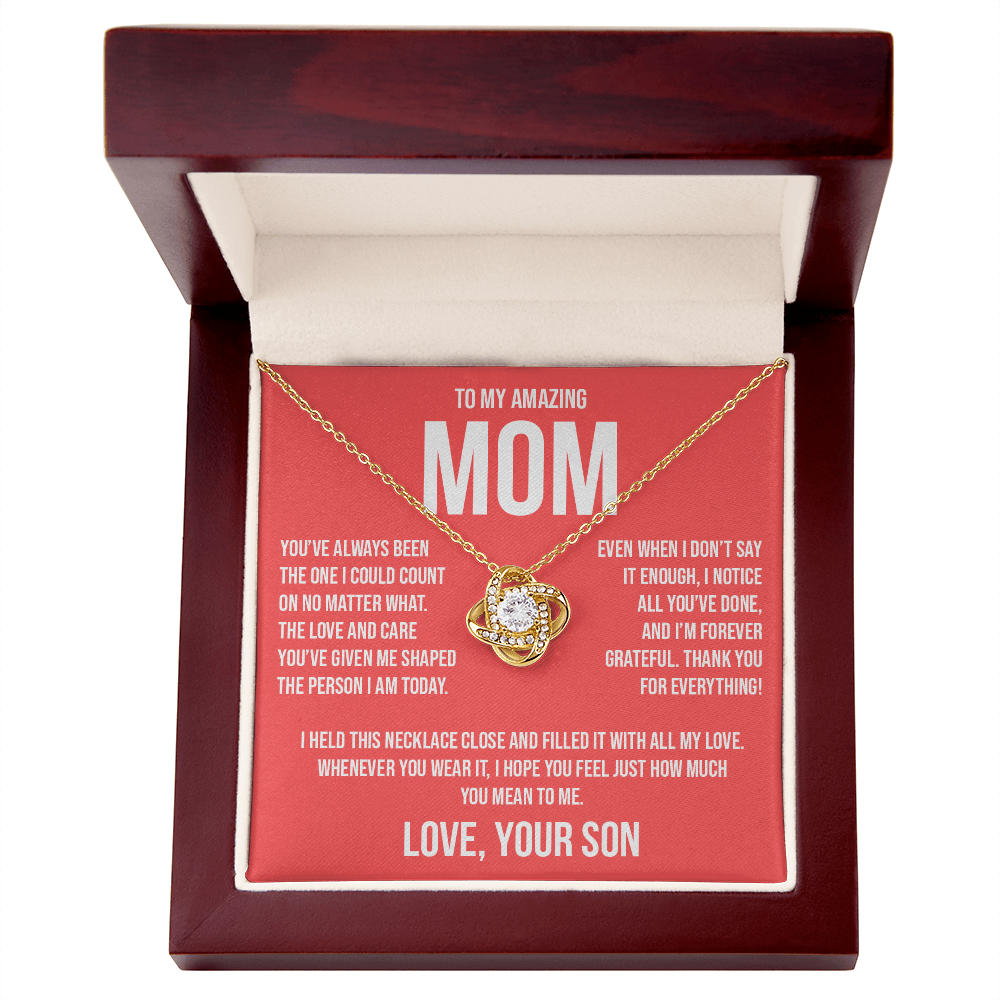 Gift for Mom from Son - "You Have Always Been The One" Necklace