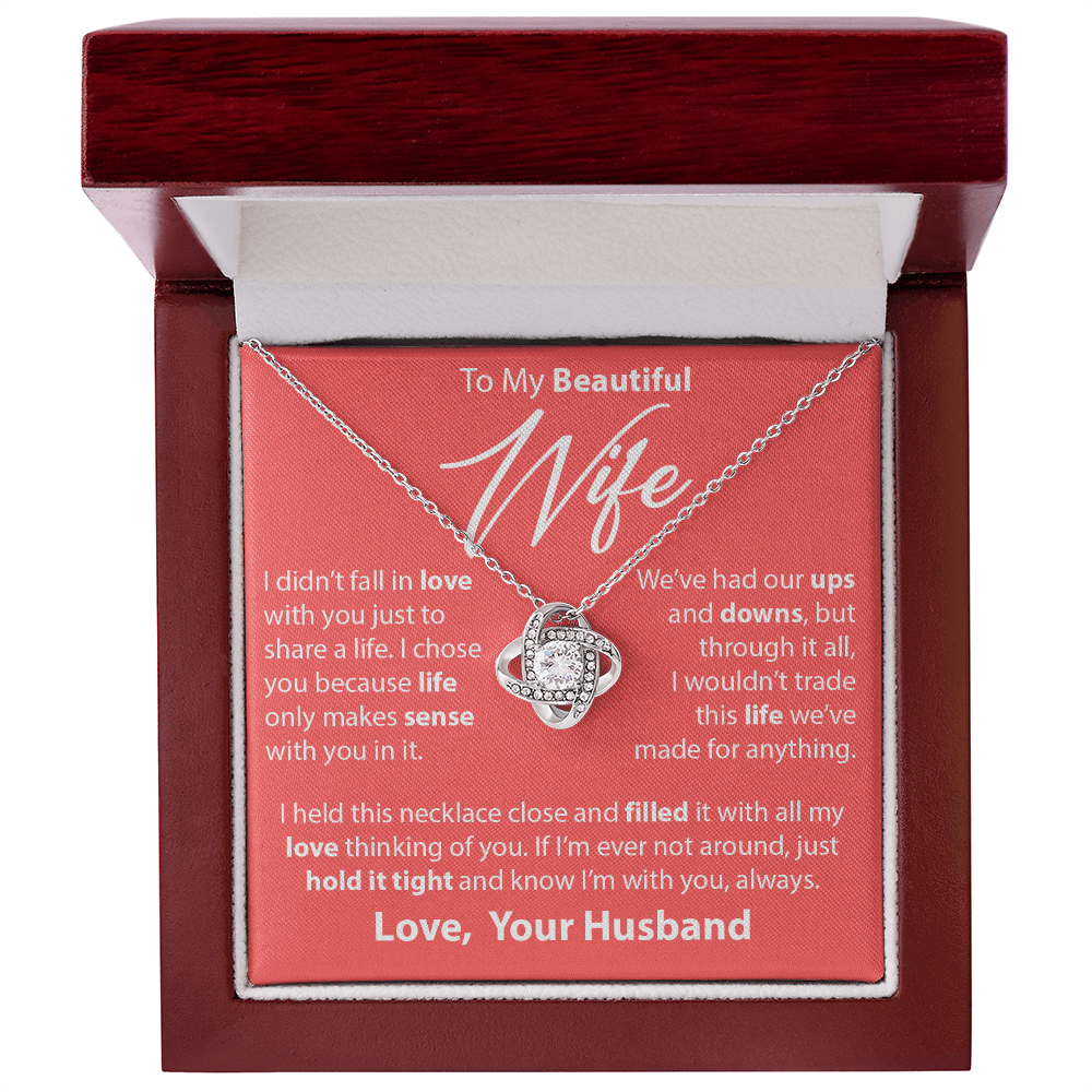 Gift for Wife from Husband - "I Chose You" Necklace