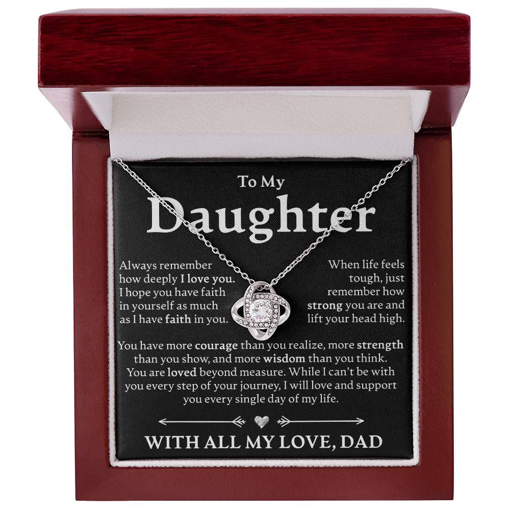 Gift for Daughter from Dad - "Always Remember" Necklace