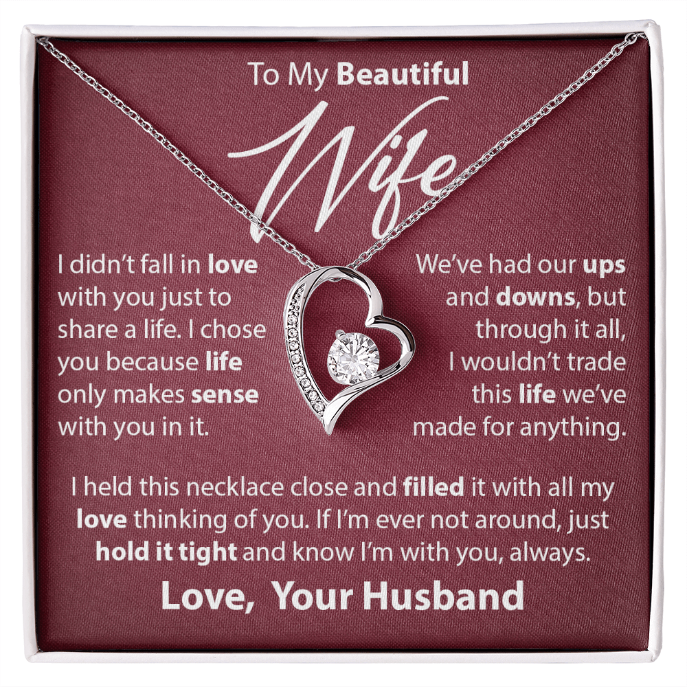 Gift for Wife from Husband - "I Chose You" Necklace