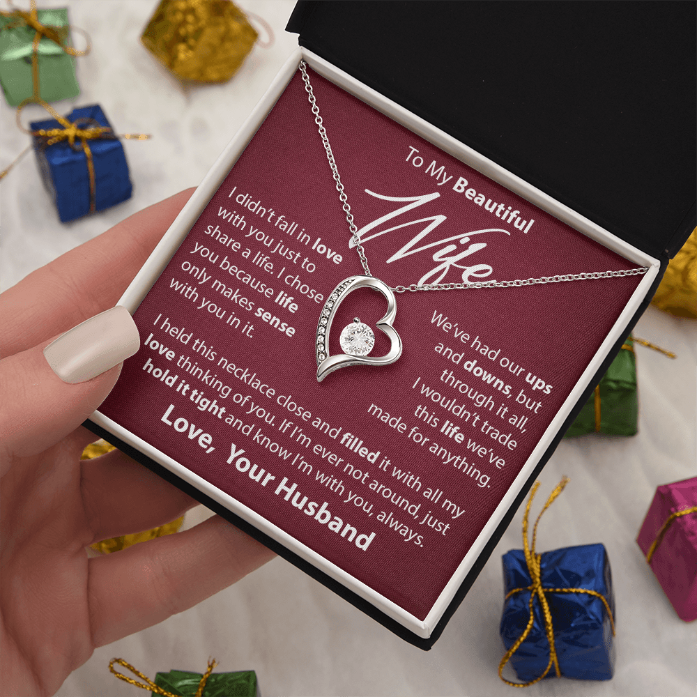Gift for Wife from Husband - "I Chose You" Necklace