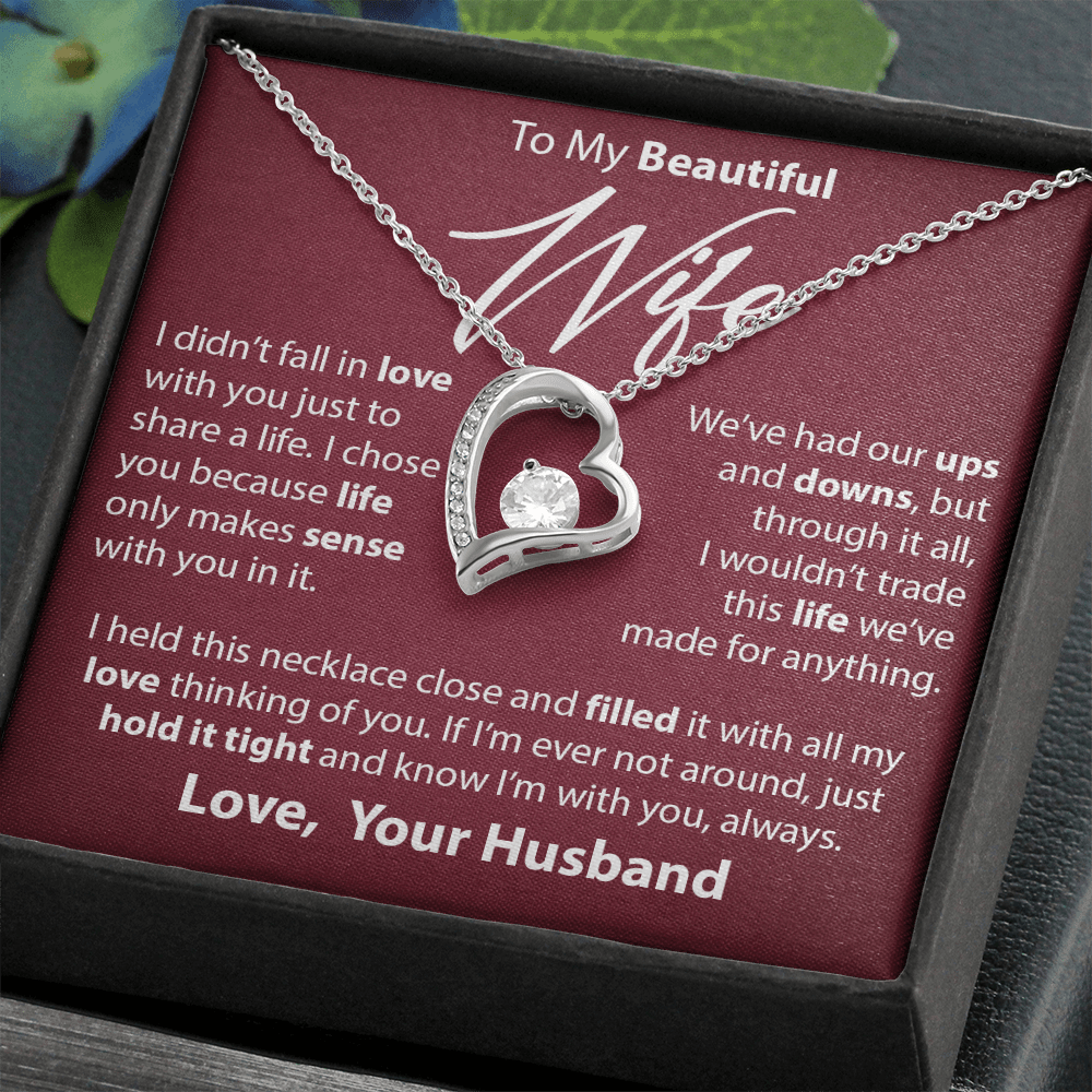 Gift for Wife from Husband - "I Chose You" Necklace