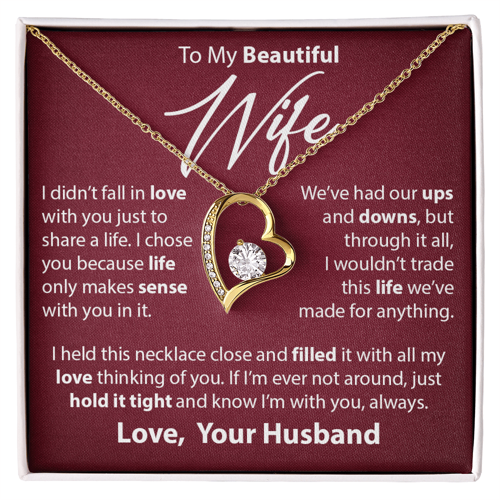 Gift for Wife from Husband - "I Chose You" Necklace