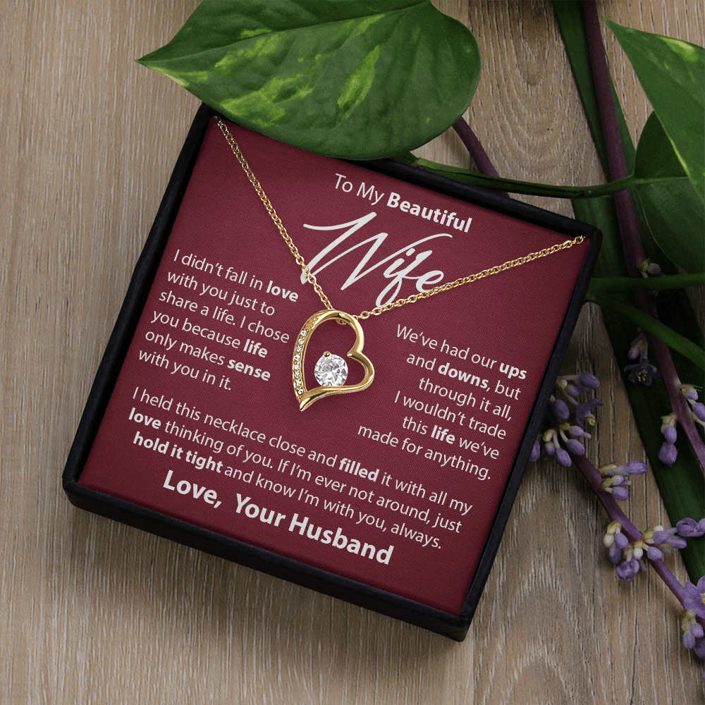 Gift for Wife from Husband - "I Chose You" Necklace