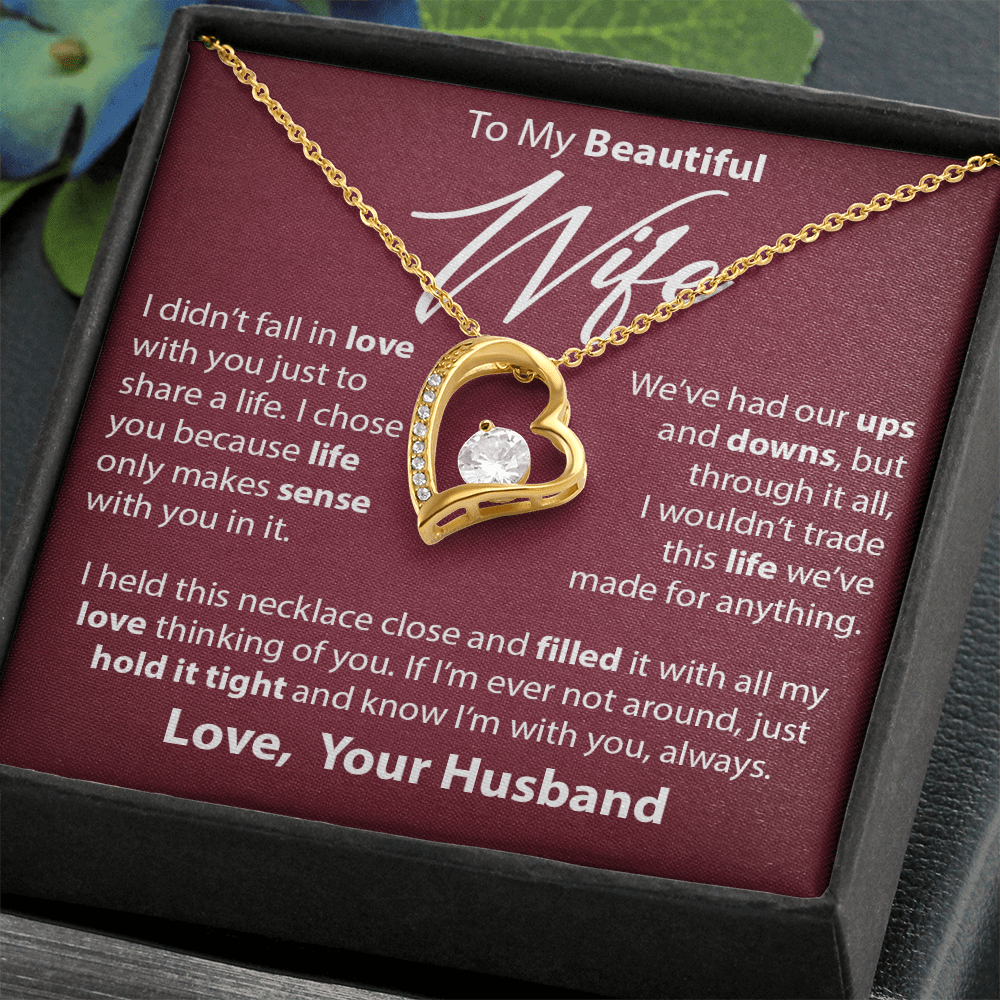 Gift for Wife from Husband - "I Chose You" Necklace