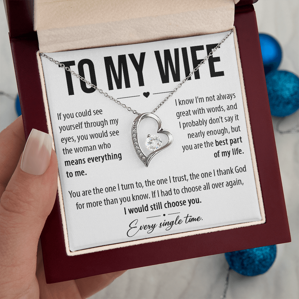 Gift for Wife from Husband - Forever Love Necklace