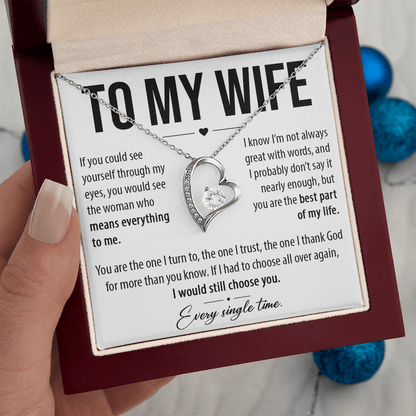 Gift for Wife from Husband - Forever Love Necklace