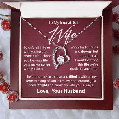 Gift for Wife from Husband - "I Chose You" Necklace