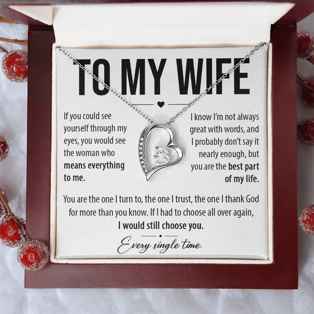 Gift for Wife from Husband - Forever Love Necklace