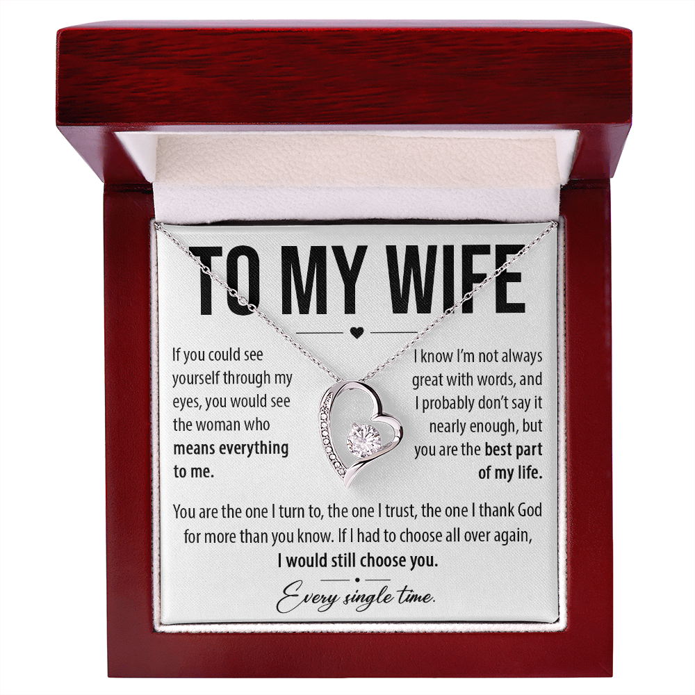 Gift for Wife from Husband - Forever Love Necklace
