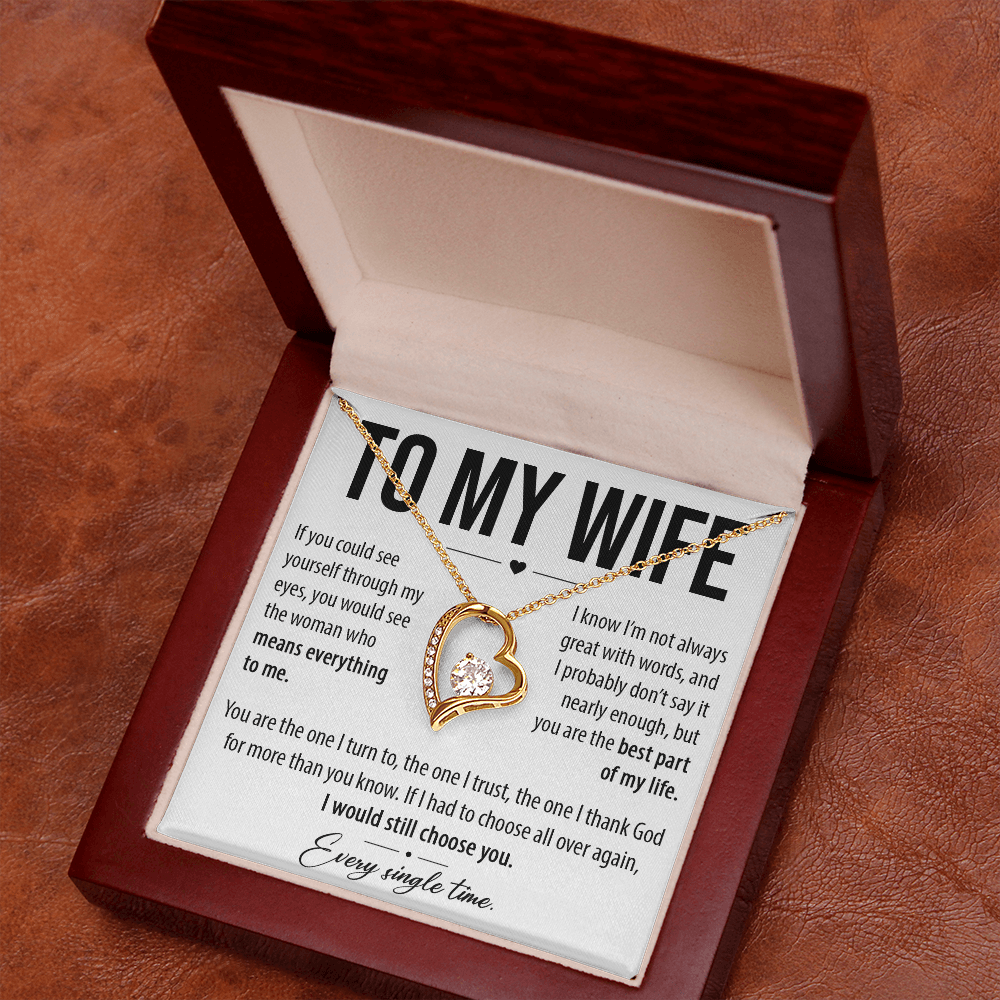 Gift for Wife from Husband - Forever Love Necklace