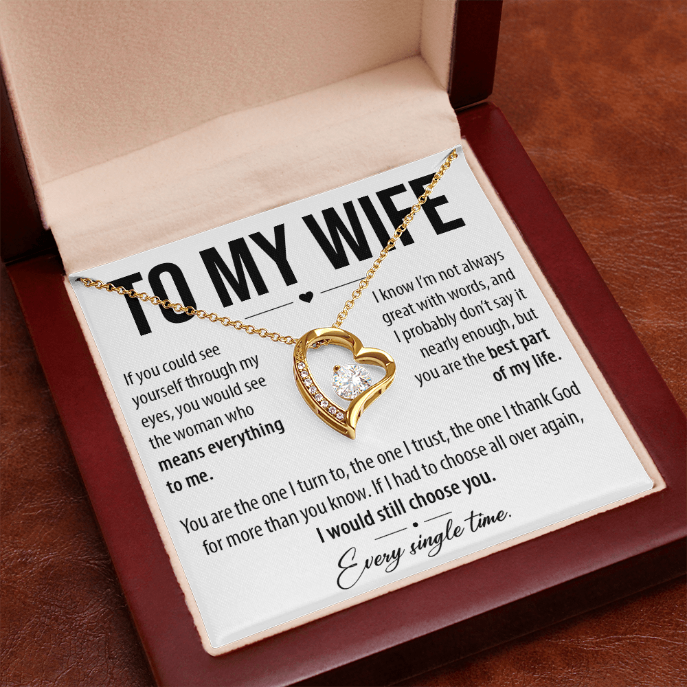 Gift for Wife from Husband - Forever Love Necklace
