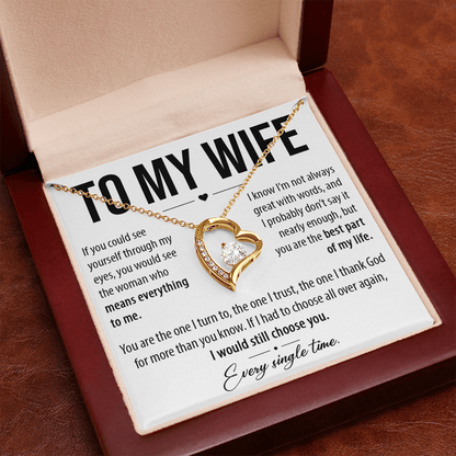 Gift for Wife from Husband - Forever Love Necklace