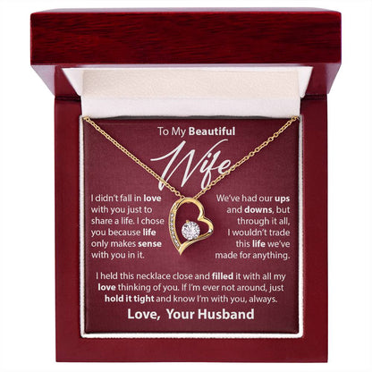 Gift for Wife from Husband - "I Chose You" Necklace