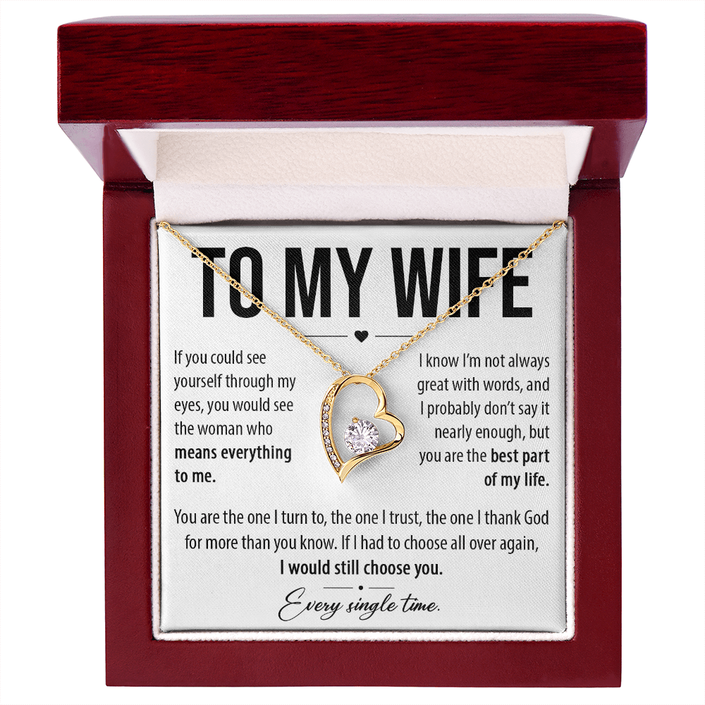 Gift for Wife from Husband - Forever Love Necklace