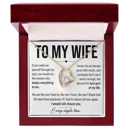 Gift for Wife from Husband - Forever Love Necklace