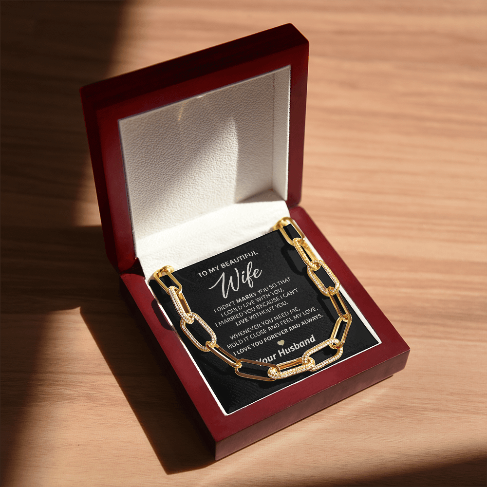 Gift for Wife from Husband - "Linked Chain" Necklace