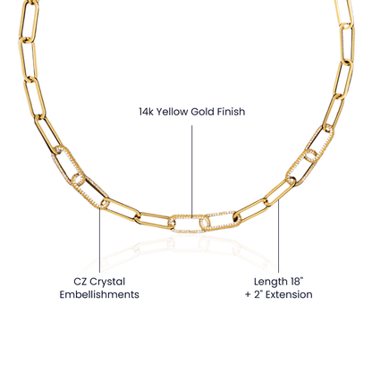 Gift for Wife from Husband - "Linked Chain" Necklace