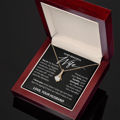 Gift for Wife from Husband - "You're My Favorite Person" Necklace