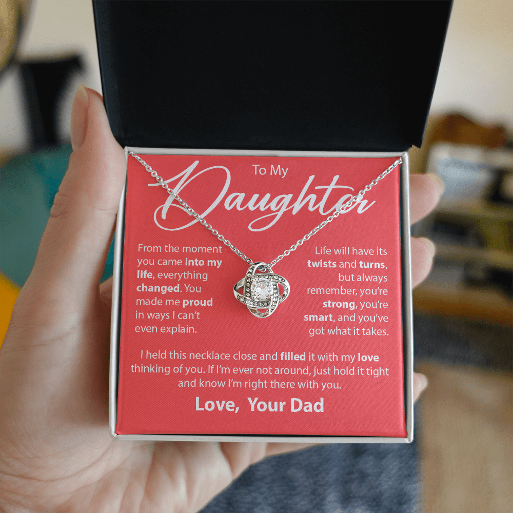 Gift for Daughter from Dad - "From The Moment You Came Into My Life" Necklace