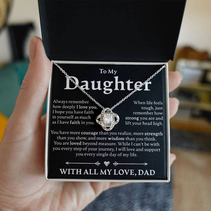 Gift for Daughter from Dad - "Always Remember" Necklace