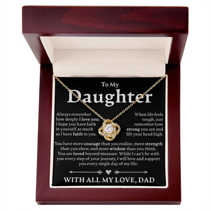 Gift for Daughter from Dad - "Always Remember" Necklace