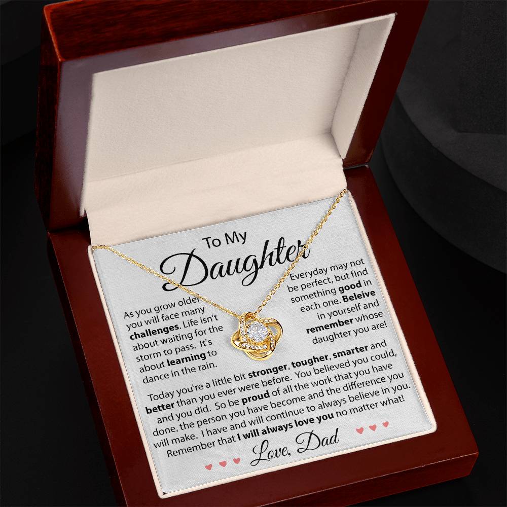 Gift for Daughter from Dad - "As You Grow Older" Necklace