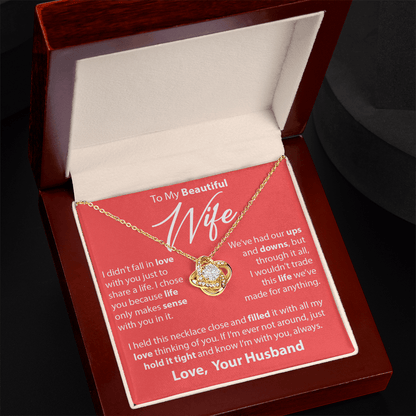 Gift for Wife from Husband - "I Chose You" Necklace