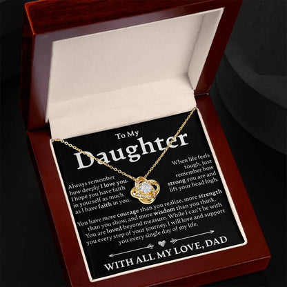 Gift for Daughter from Dad - "Always Remember" Necklace