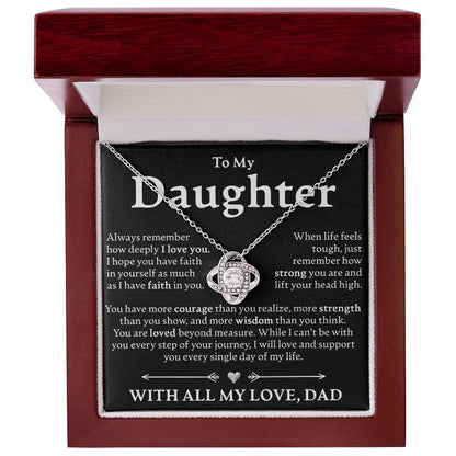 Gift for Daughter from Dad - "Always Remember" Necklace