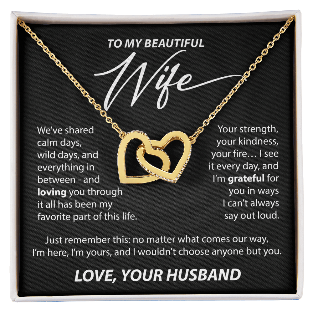 Gift for Wife from Husband - "Calm and Wild Days" Necklace