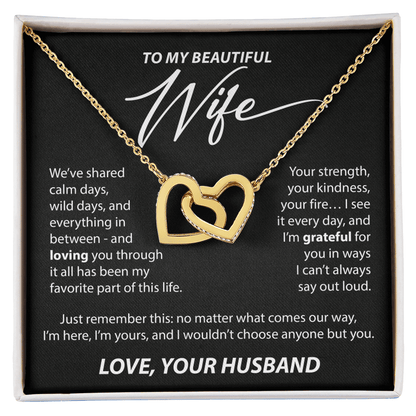 Gift for Wife from Husband - "Calm and Wild Days" Necklace