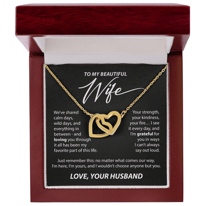 Gift for Wife from Husband - "Calm and Wild Days" Necklace