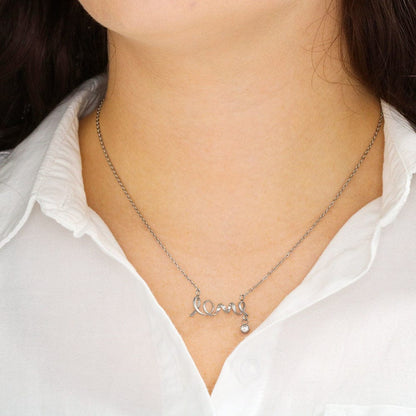 Gift for Wife from Husband - "To My Super Hot Wife" Necklace