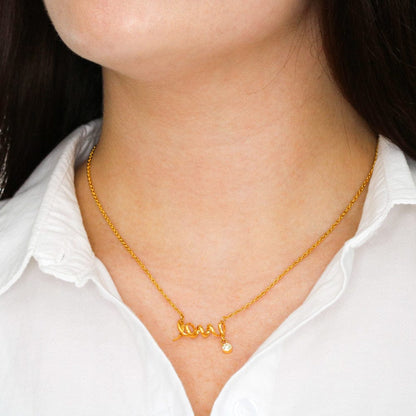 Gift for Wife from Husband - "To My Super Hot Wife" Necklace