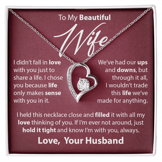 Gift for Wife from Husband - "I Chose You" Necklace