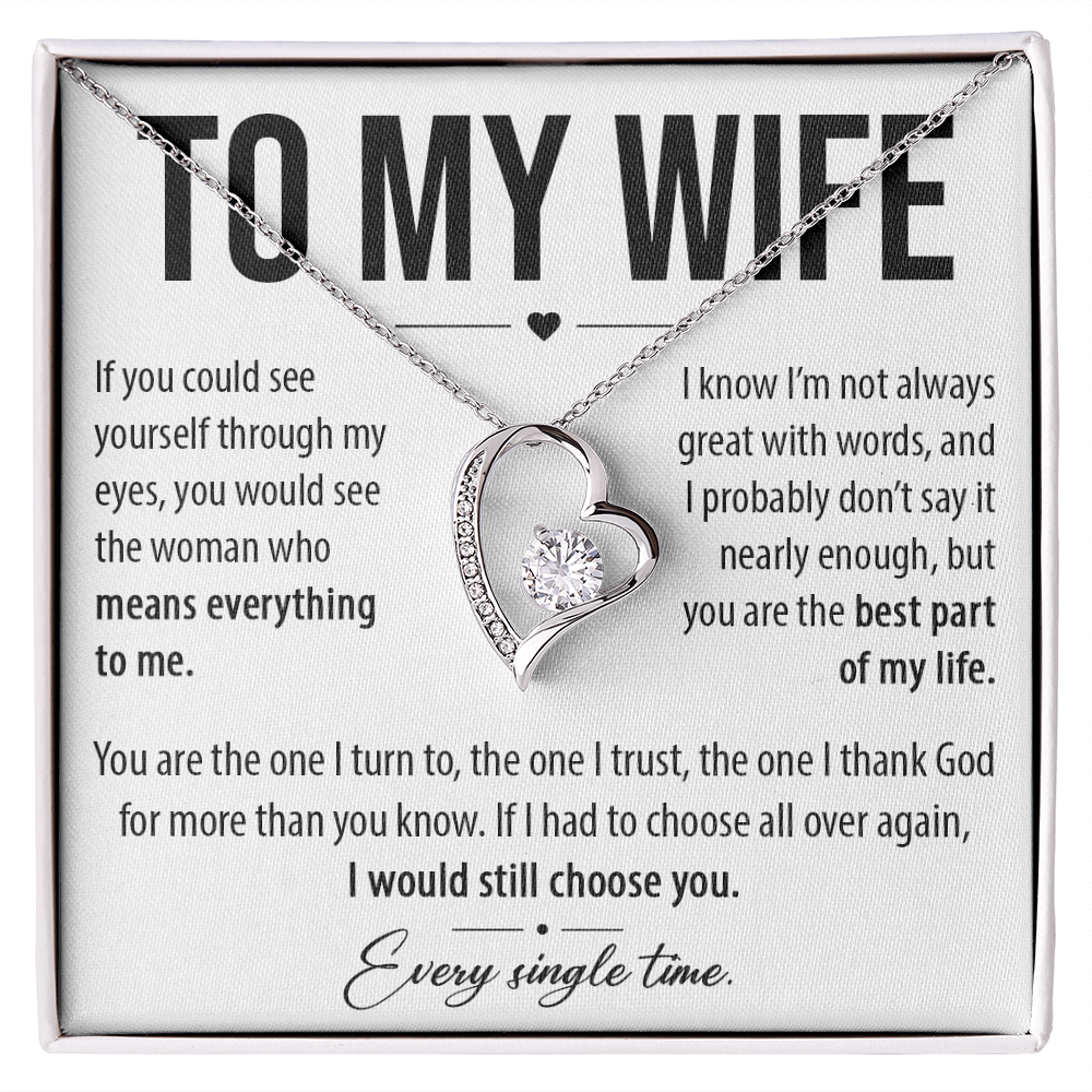 Gift for Wife from Husband - Forever Love Necklace