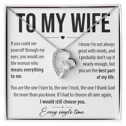 Gift for Wife from Husband - Forever Love Necklace