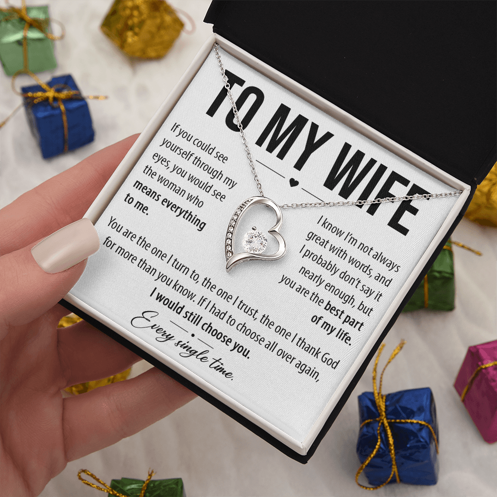 Gift for Wife from Husband - Forever Love Necklace
