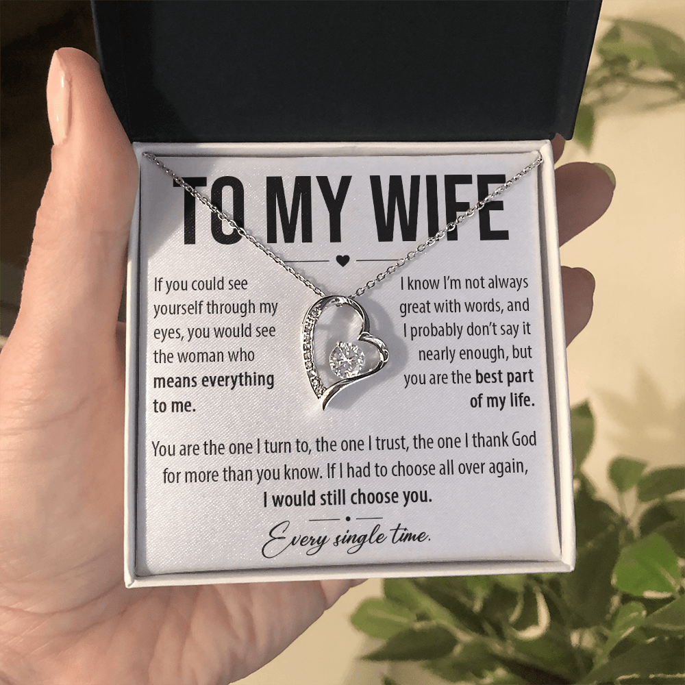 Gift for Wife from Husband - Forever Love Necklace