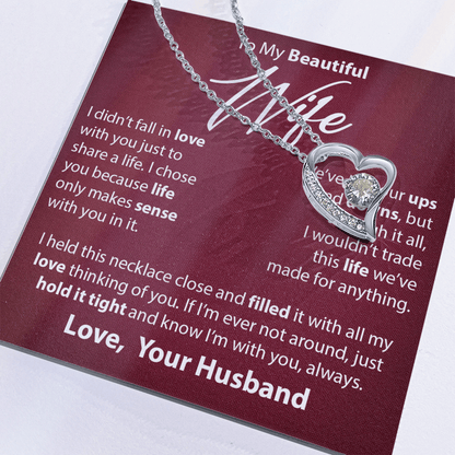 Gift for Wife from Husband - "I Chose You" Necklace