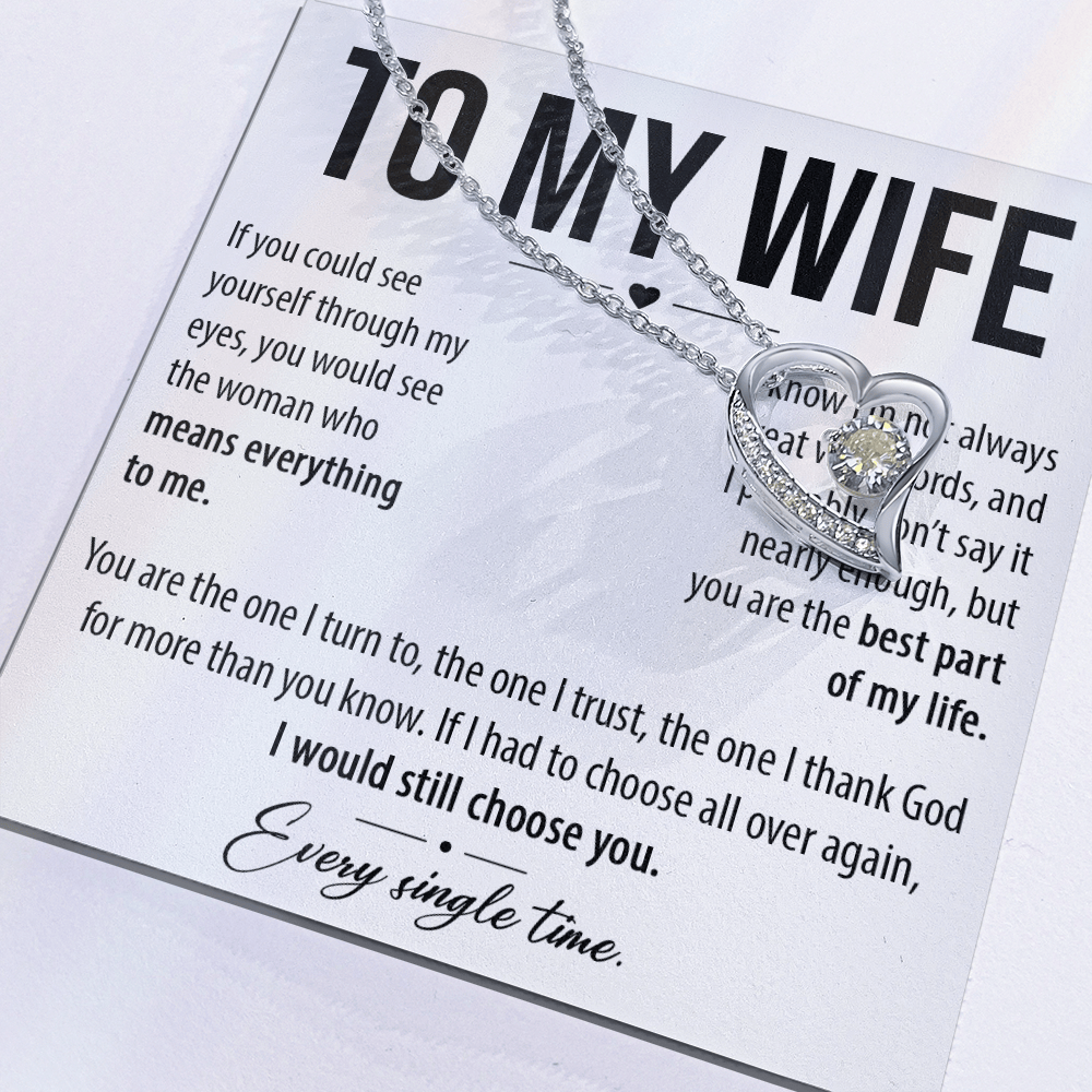 Gift for Wife from Husband - Forever Love Necklace